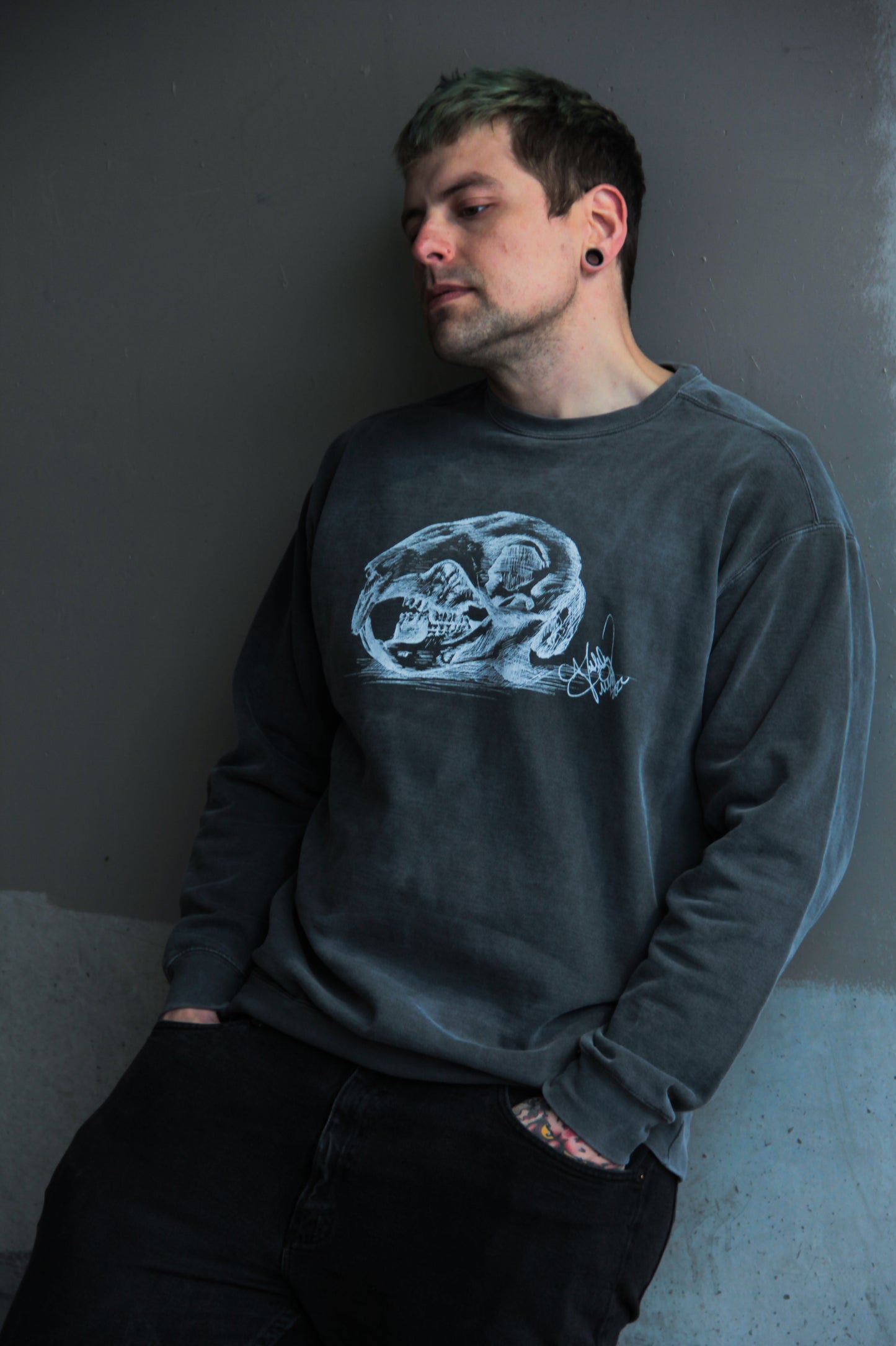 SCURRY Squirrel Skull Sweatshirt