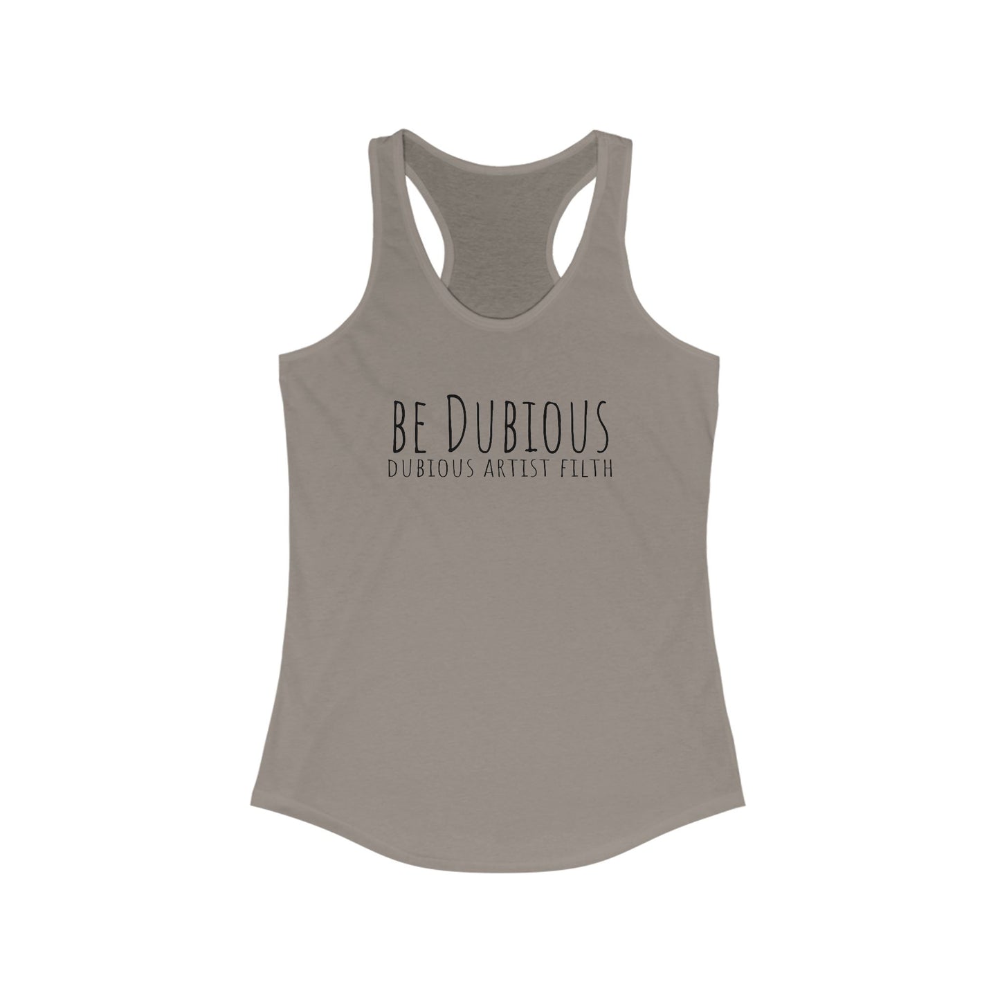 Slim Fit Dubious Racerback Tank