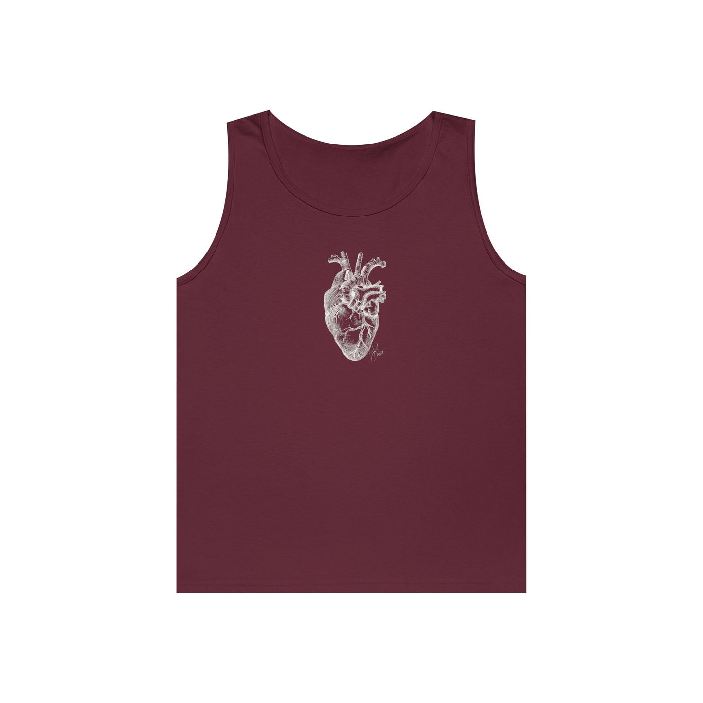 Relaxed Fit Anatomical Heart Tank