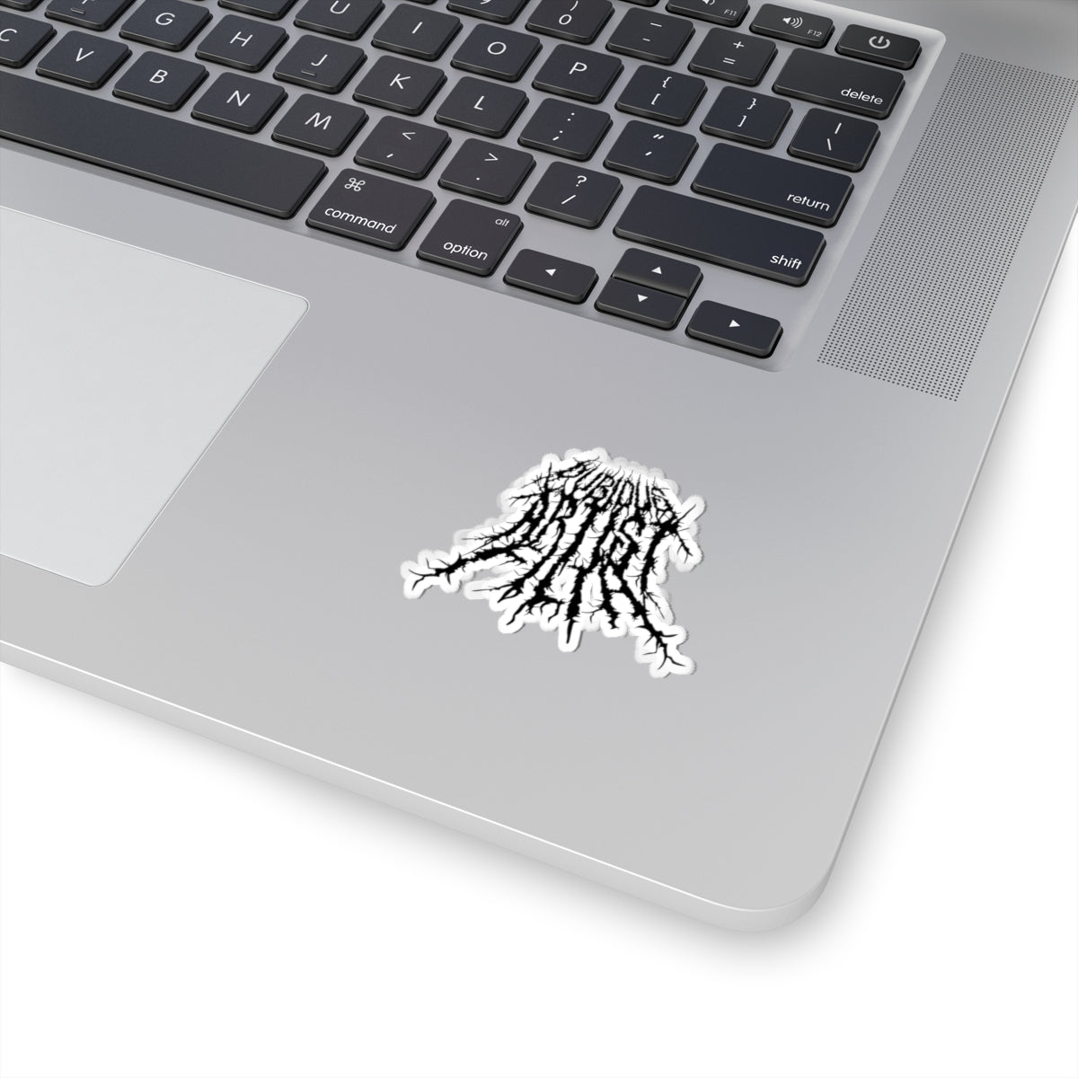 Metal Dubious Logo Sticker