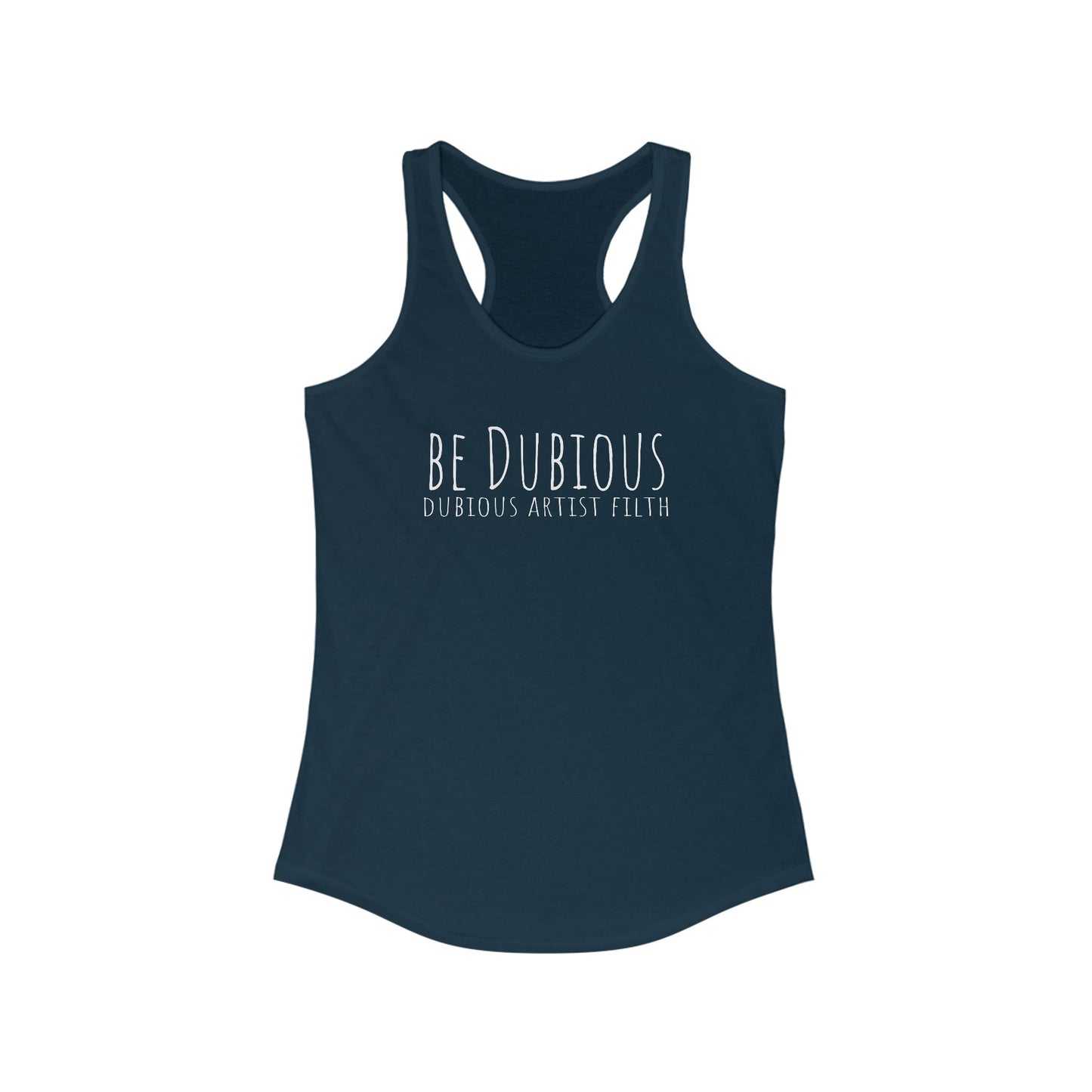 Slim Fit Dubious Racerback Tank