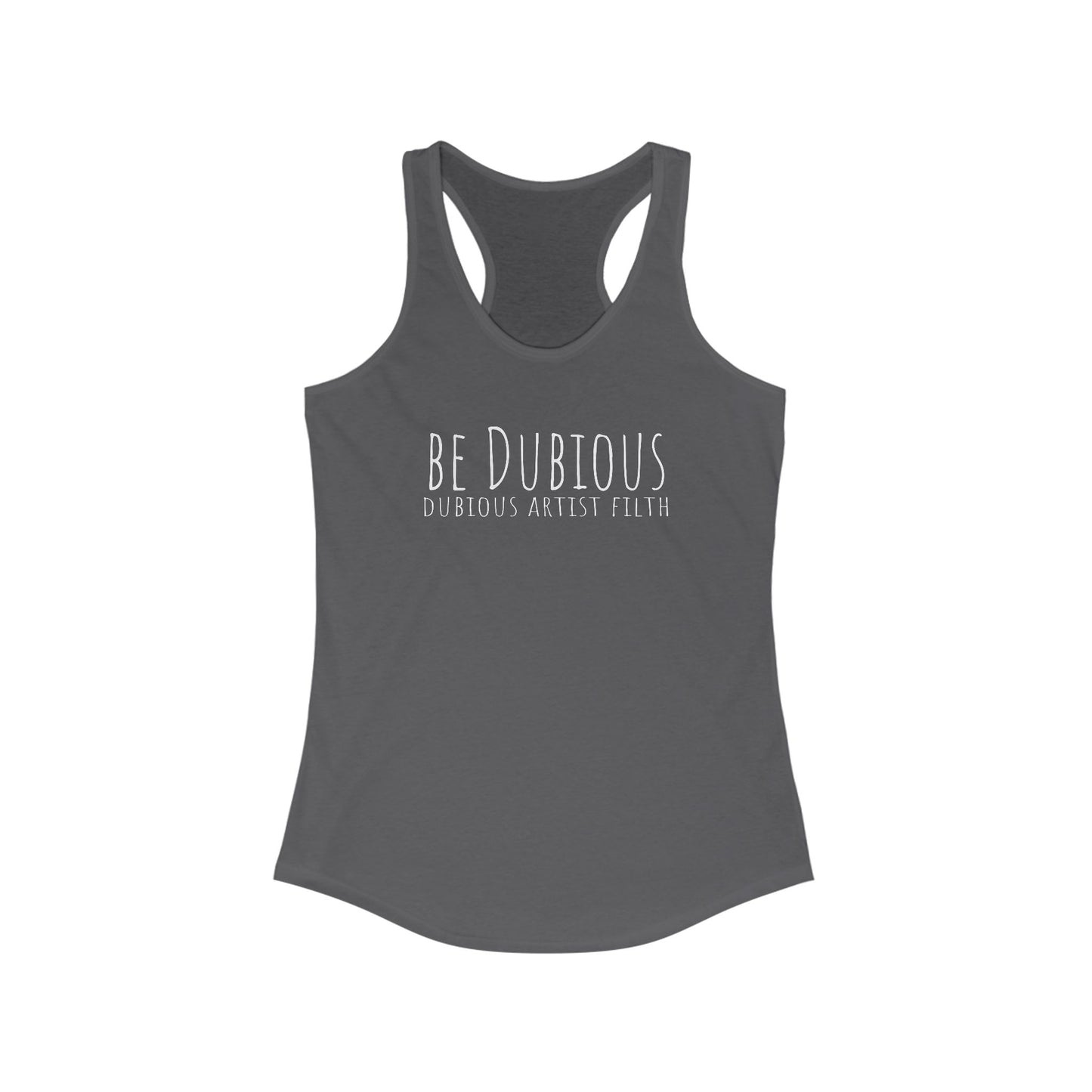 Slim Fit Dubious Racerback Tank