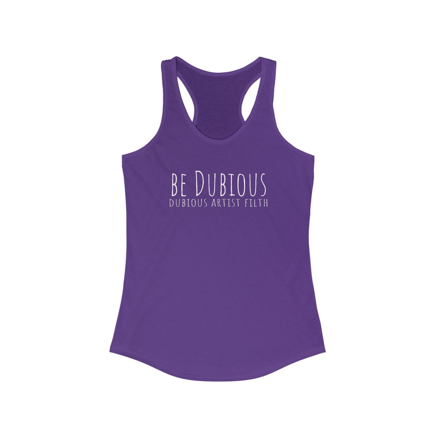 Slim Fit Dubious Racerback Tank
