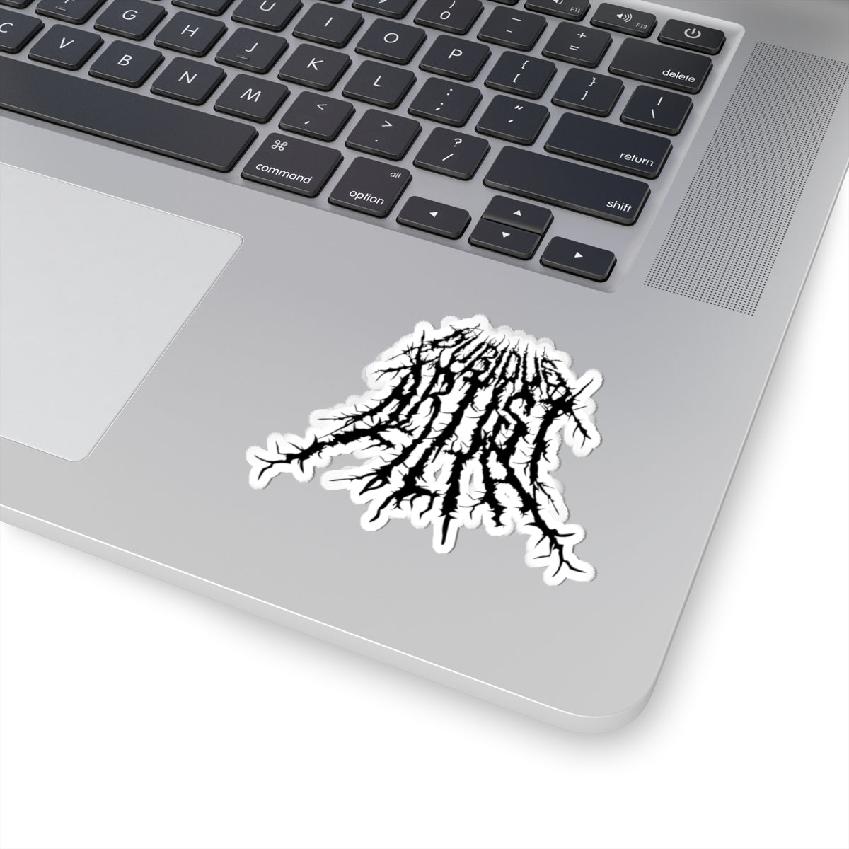 Metal Dubious Logo Sticker