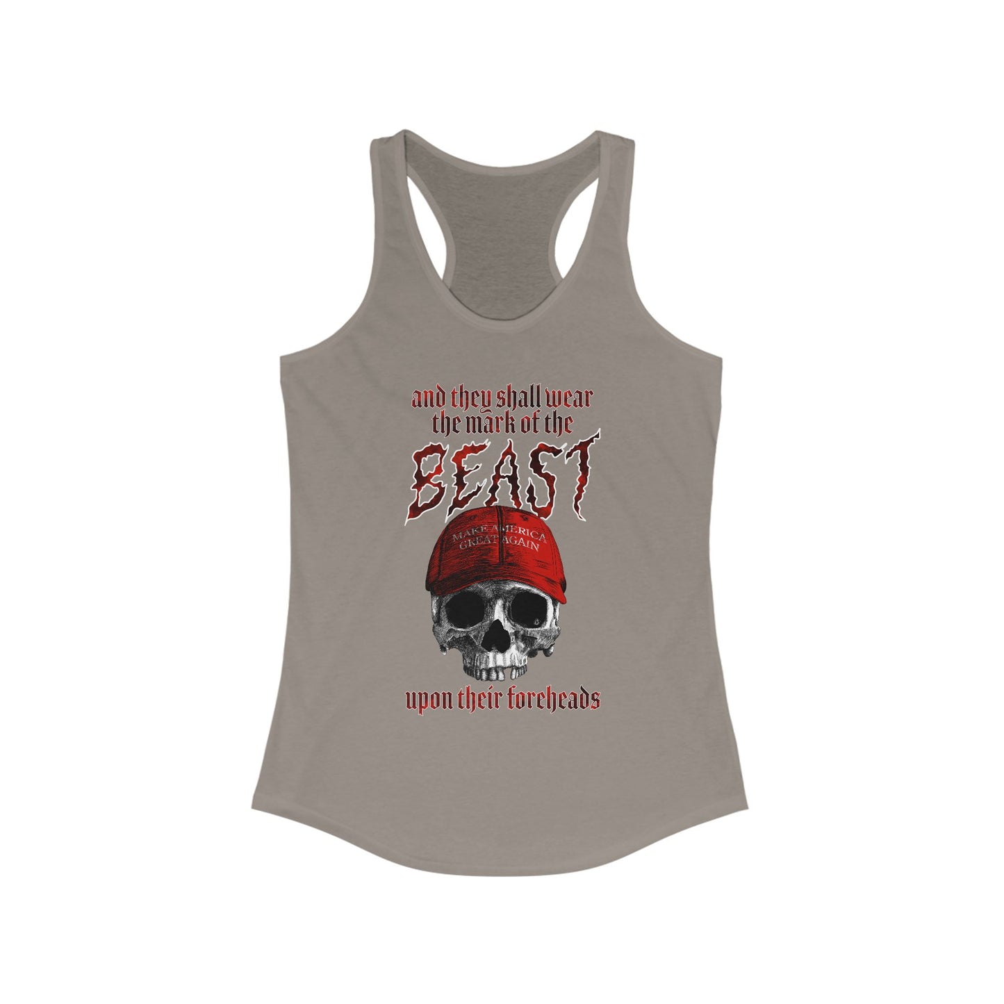 Slim Fit Racerback Mark of the Beast Tank