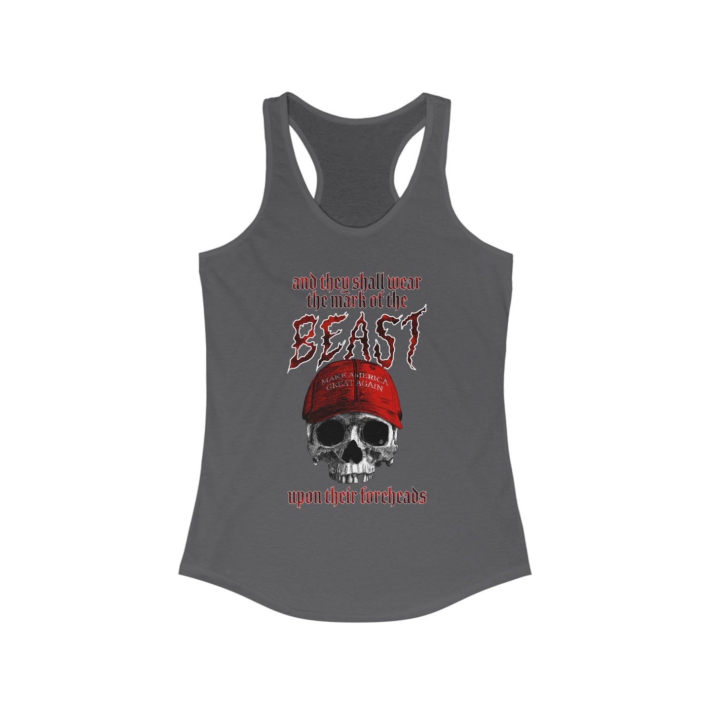 Slim Fit Racerback Mark of the Beast Tank