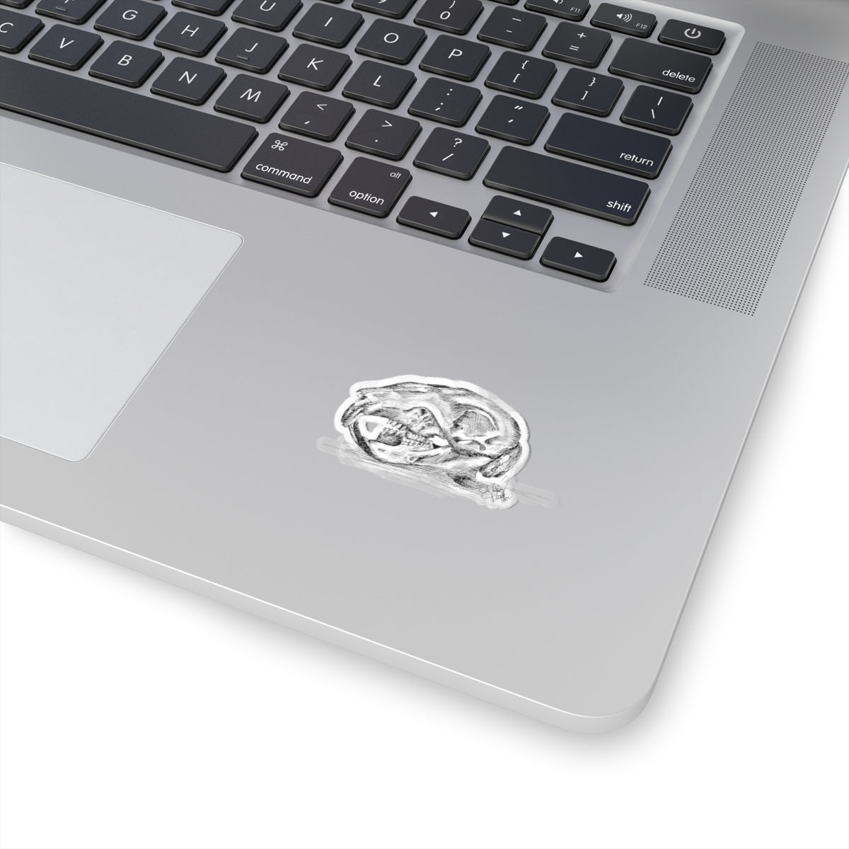 Squirrel Skull Sticker