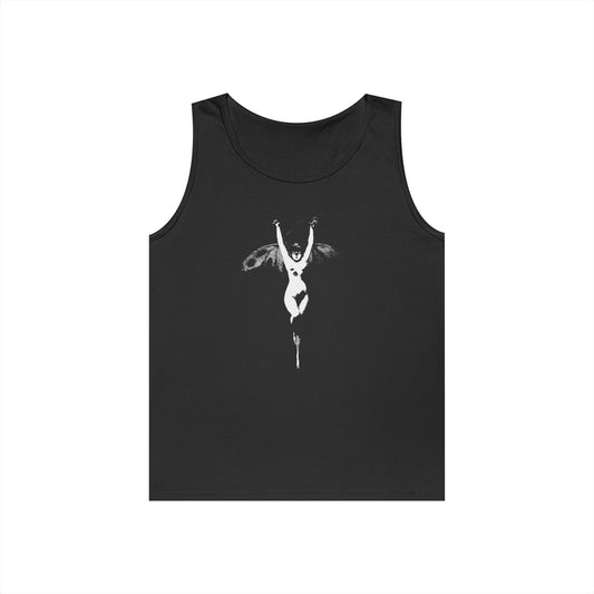 Relaxed Fit Bat Lady Tank