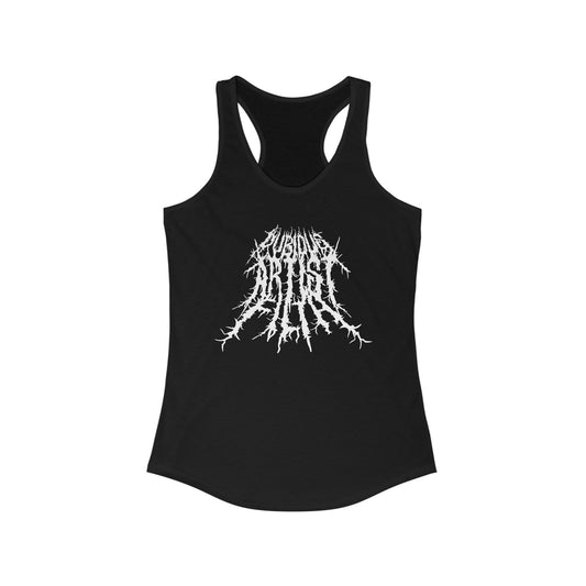 Slim Fit Dubious Logo Racerback Tank
