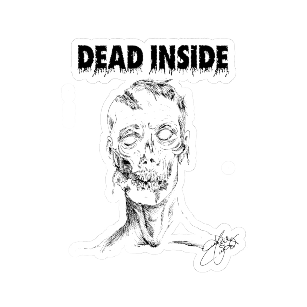 DEAD INSIDE Norm Slap Sticker