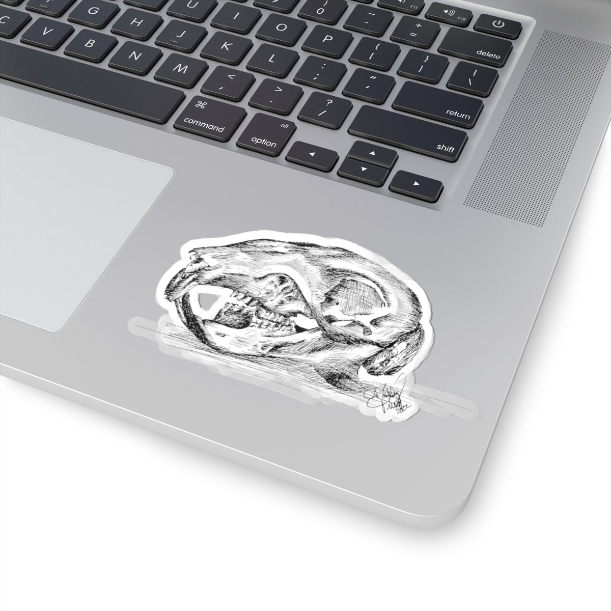 Squirrel Skull Sticker