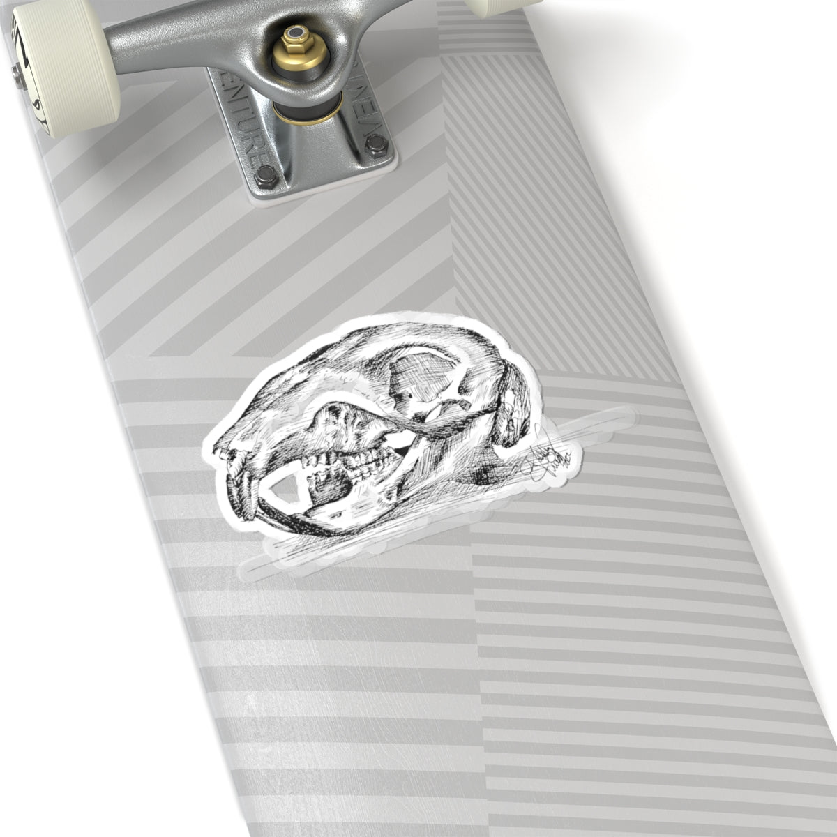 Squirrel Skull Sticker