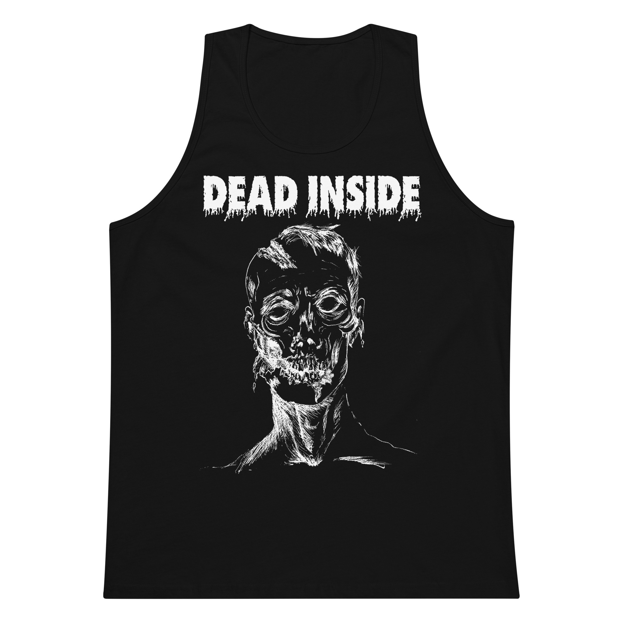 Dead Inside Relaxed Fit Tank - Image 1