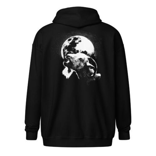 Bah at the Moon Zip Up