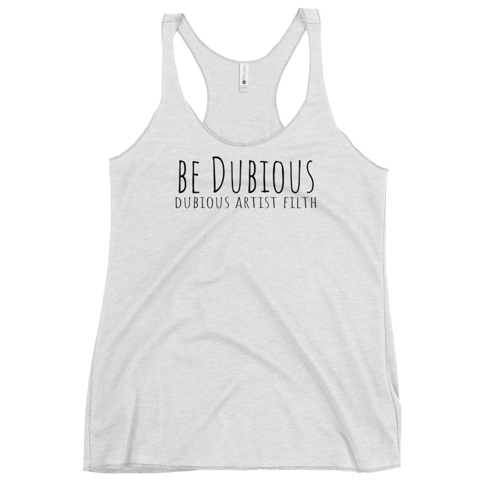 Be Dubious Slim Fit Tank - Image 1