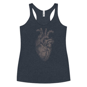 Anatomical Heart Slim Fit Tank - Image 2